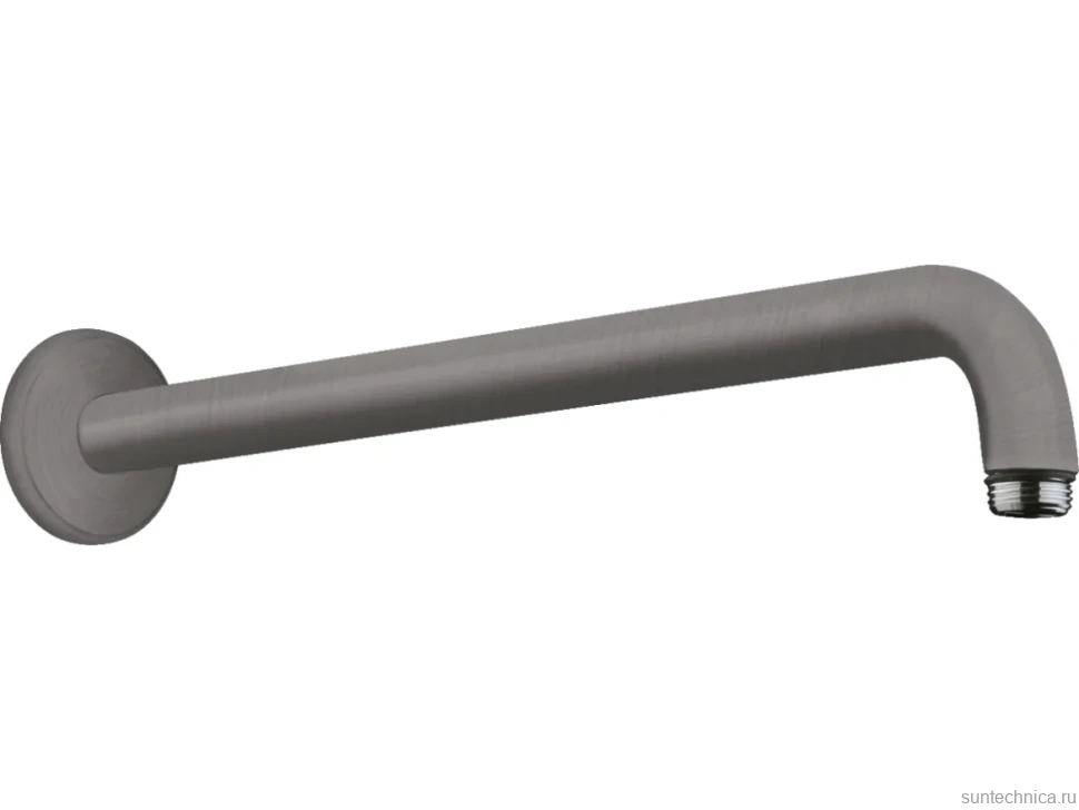 Кронштейн для верхнего душа Hansgrohe 27413340 шлифованный черный хром