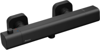 Термостатический смеситель Ravak 10° Free X070154 черный матовый