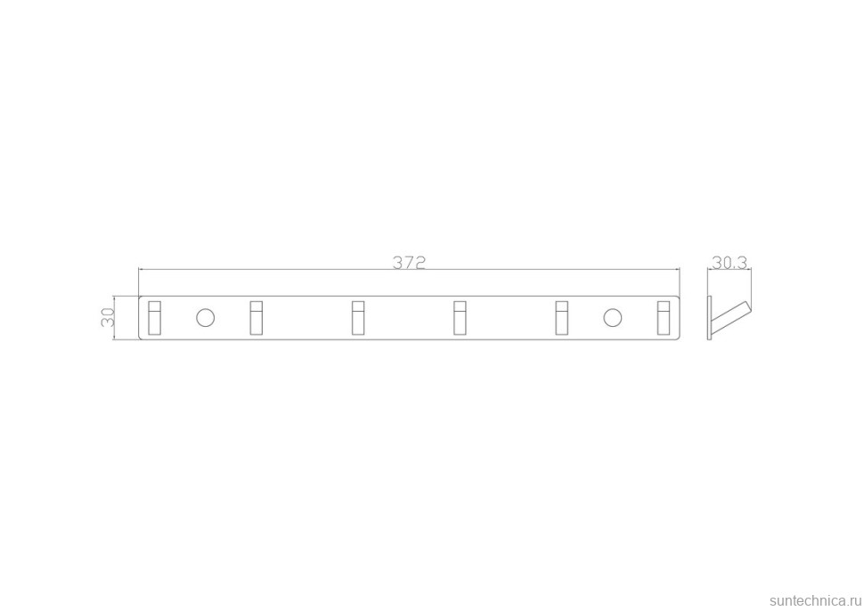 Крючок Wonzon & Woghand WW-9385-6 хром