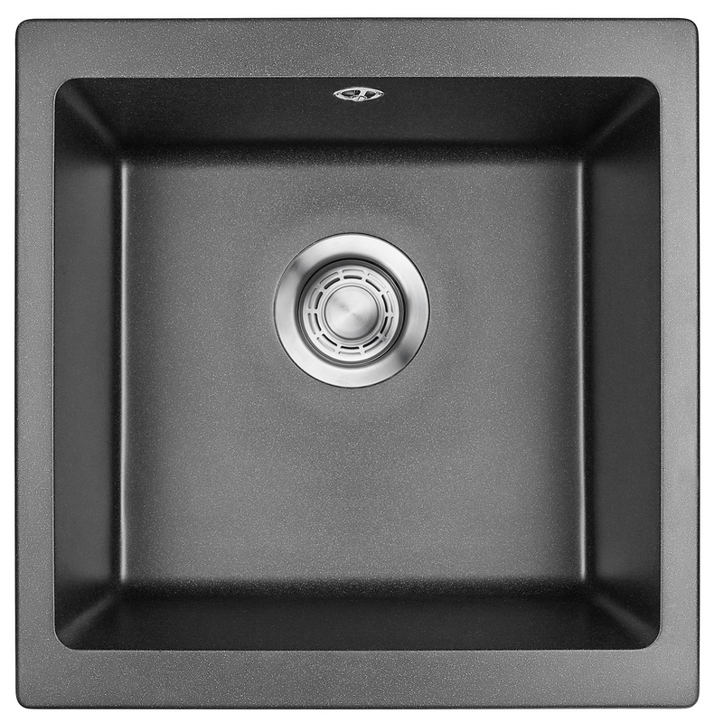 Мойка кухонная Emar Quartz EMQ-1455.P морион