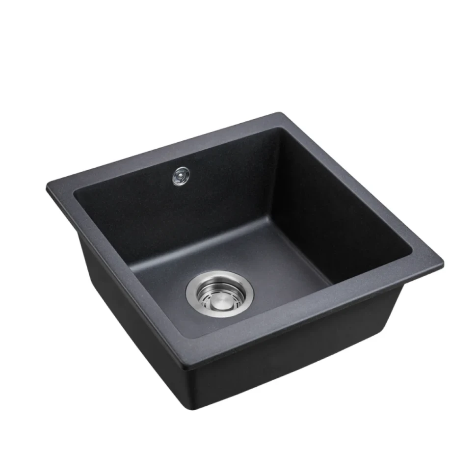 Мойка кухонная Emar Quartz EMQ-1455.P морион