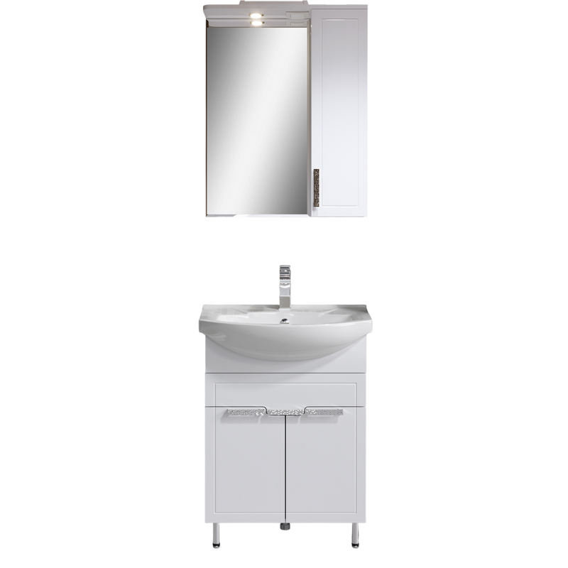 Мебель для ванной комнаты Alavann Vittoria 65 напольная, белая