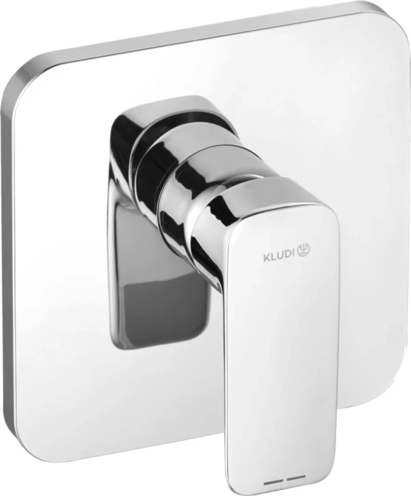 Встраиваемый смеситель для душа и ванны Kludi Pure&Style 406550575 хром, с внутренней частью 88011
