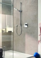 Встраиваемый смеситель для душа и ванны Kludi Pure&Style 406550575 хром, с внутренней частью 88011