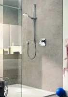 Встраиваемый смеситель для душа и ванны Kludi Pure&Style 406550575 хром, с внутренней частью 88011