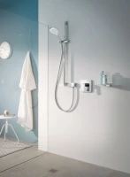 Встраиваемый смеситель для душа и ванны Kludi Pure&Style 406550575 хром, с внутренней частью 88011