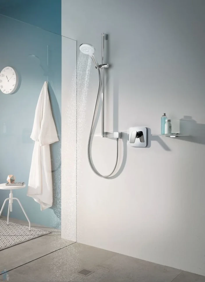 Встраиваемый смеситель для душа и ванны Kludi Pure&Style 406550575 хром, с внутренней частью 88011