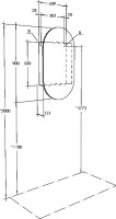 Мебель для ванной комнаты AQUATON Оливия 90 грей/дуб ойстер