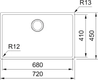 Мойка кухонная Franke Box BXX 210-68 нержавеющая сталь
