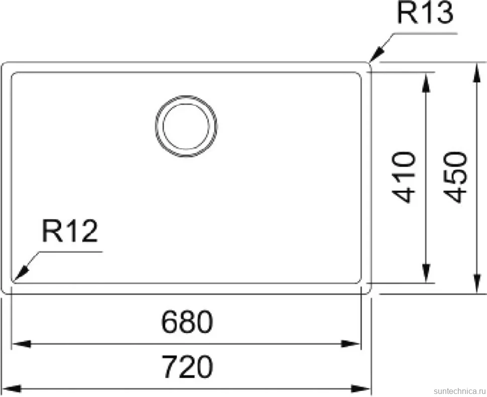 Мойка кухонная Franke Box BXX 210-68 нержавеющая сталь