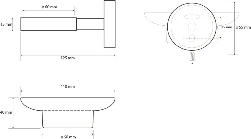 Набор Стакан Bemeta Neo 104110015 + Мыльница 104108045