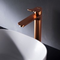 Смеситель для раковины AM.PM X-Joy F85A92044 розовое золото Смеситель для раковины AM.PM X-Joy F85A92044 розовое золото