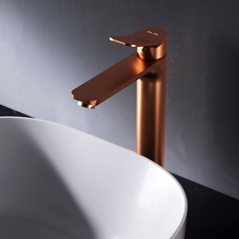 Смеситель для раковины AM.PM X-Joy F85A92044 розовое золото