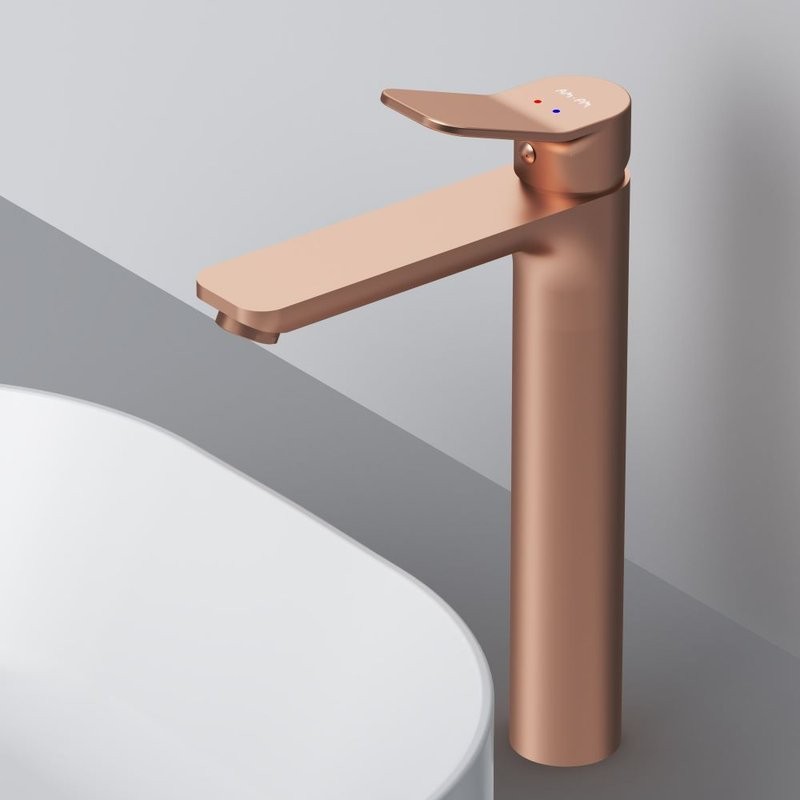 Смеситель для раковины AM.PM X-Joy F85A92044 розовое золото