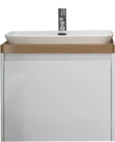 Тумба под раковину со столешницей Velvex Klaufs 56*60.1Y белая, подвесная