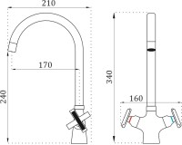 Смеситель для кухни BELZ B70832
