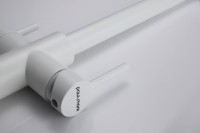 Смеситель для кухни Paulmark Lange 214212-431, белый матовый