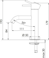 Смеситель для раковины Remer X Style X12DO золото глянцевое