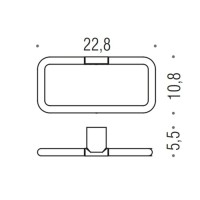 Полотенцедержатель Colombo Design Mini B4031.OM матовое золото