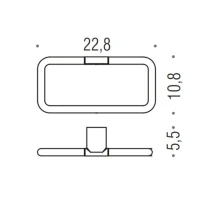 Полотенцедержатель Colombo Design Mini B4031.OM матовое золото Полотенцедержатель Colombo Design Mini B4031.OM матовое золото