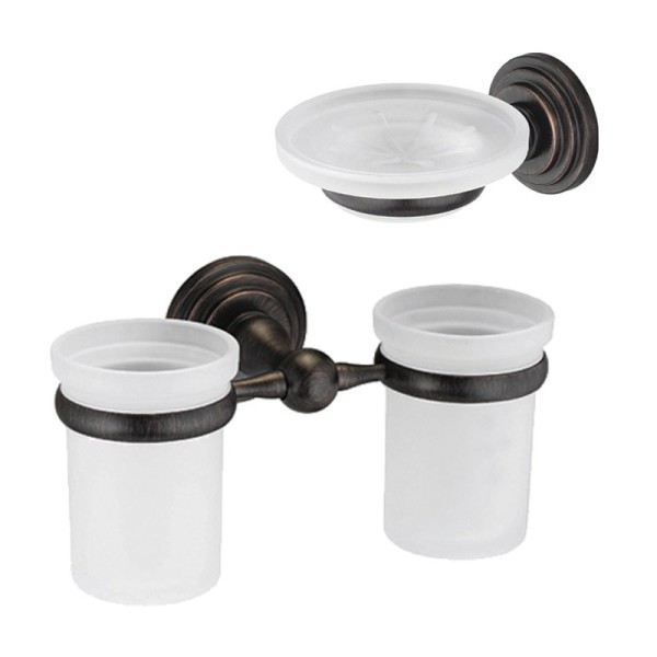 Набор Стакан Wasserkraft Isar K-7328D + Мыльница K-7329