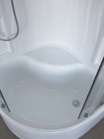 Душевая кабина Royal Bath RB 90BK1-M с высоким поддоном, с сиденьем