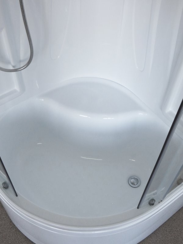 Душевая кабина Royal Bath RB 90BK1-M с высоким поддоном, с сиденьем
