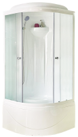 Душевая кабина Royal Bath RB 90BK1-M с высоким поддоном, с сиденьем