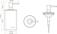 Набор Стакан Bemeta Gamma 145611320 + Дозатор 145609320 Набор Стакан Bemeta Gamma 145611320 + Дозатор 145609320