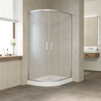 Душевой уголок Vegas Glass ZS-F 100*90 07 10 профиль матовый хром, стекло сатин