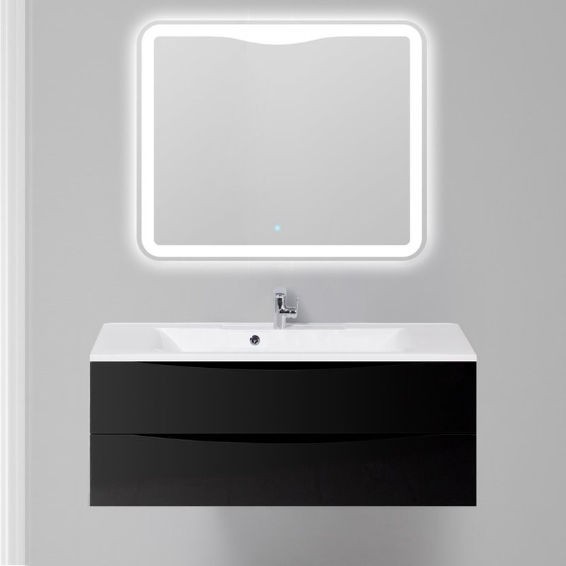 Мебель для ванной комнаты BelBagno Marino 120 nero lucido