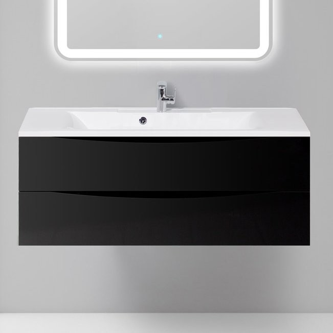 Мебель для ванной комнаты BelBagno Marino 120 nero lucido