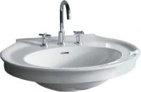 Раковина Hatria Dolcevita Y0EW01 75 см, белая, овальная