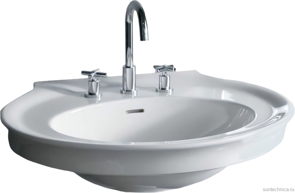 Раковина Hatria Dolcevita Y0EW01 75 см, белая, овальная