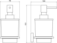 Набор Стакан AQUATEK Либра AQ4304CR + Дозатор AQ4305CR Набор Стакан AQUATEK Либра AQ4304CR + Дозатор AQ4305CR