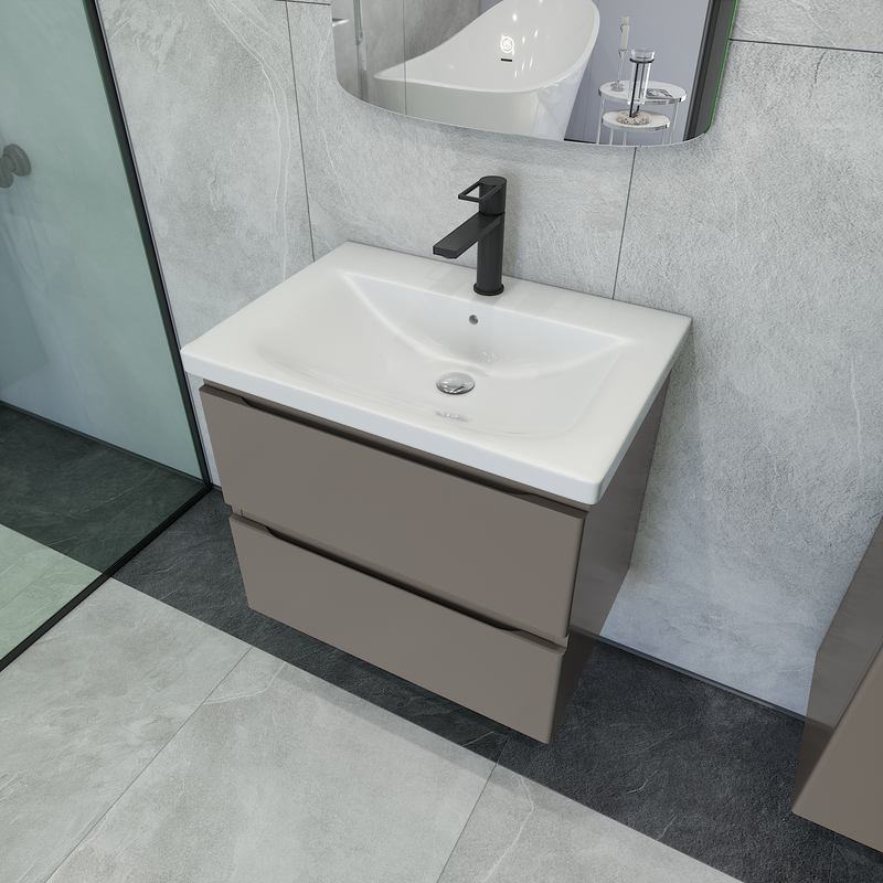 Тумба под раковину без столешницы Caprigo Forte 65 подвесная, айрон