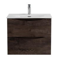 Тумба с раковиной BelBagno Marino-cer-n 70 подвесная, rovere nature grigio