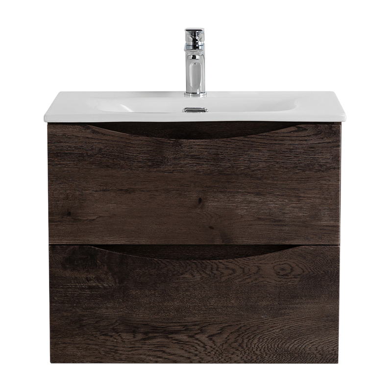 Тумба с раковиной BelBagno Marino-cer-n 70 подвесная, rovere nature grigio