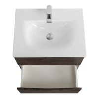 Тумба с раковиной BelBagno Marino-cer-n 70 подвесная, rovere nature grigio