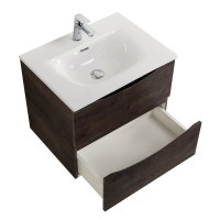 Тумба с раковиной BelBagno Marino-cer-n 70 подвесная, rovere nature grigio