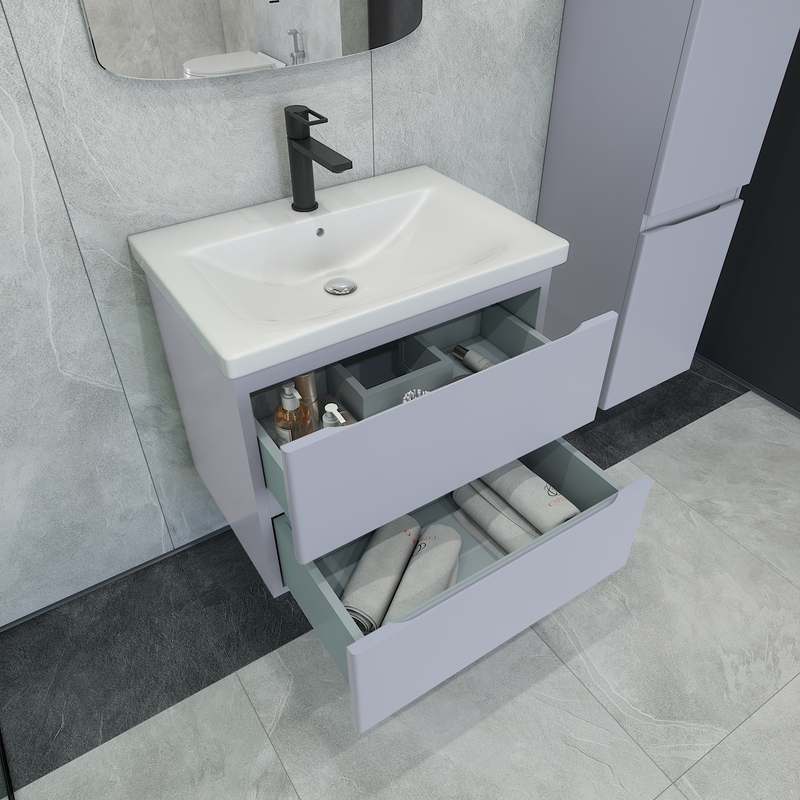 Тумба с раковиной Caprigo Forte 65 подвесная, стилл