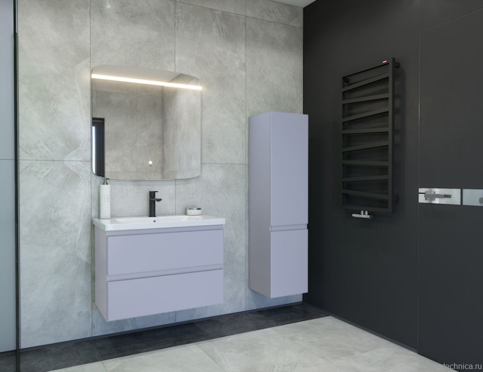 Тумба с раковиной Caprigo Forte 65 подвесная, стилл