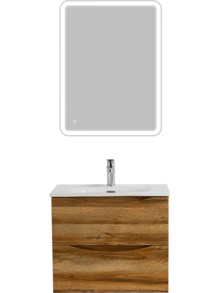 Мебель для ванной комнаты BelBagno Marino-cer-n 60 подвесна, rovere rustico