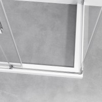 Душевой уголок Vincea Slim-N VSR-4SN8013CL 130х80 см, профиль хром