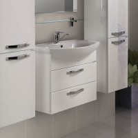 Тумба с раковиной AQUATON Ария М 65 белая
