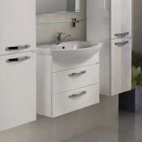 Тумба с раковиной AQUATON Ария М 65 белая