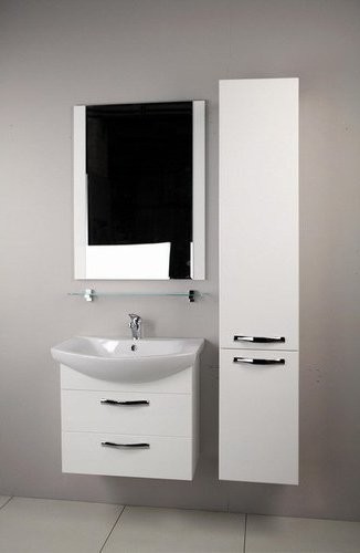 Тумба с раковиной AQUATON Ария М 65 белая