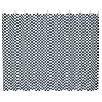 Штора для ванной Fashun A8823 180х180 см, квадраты