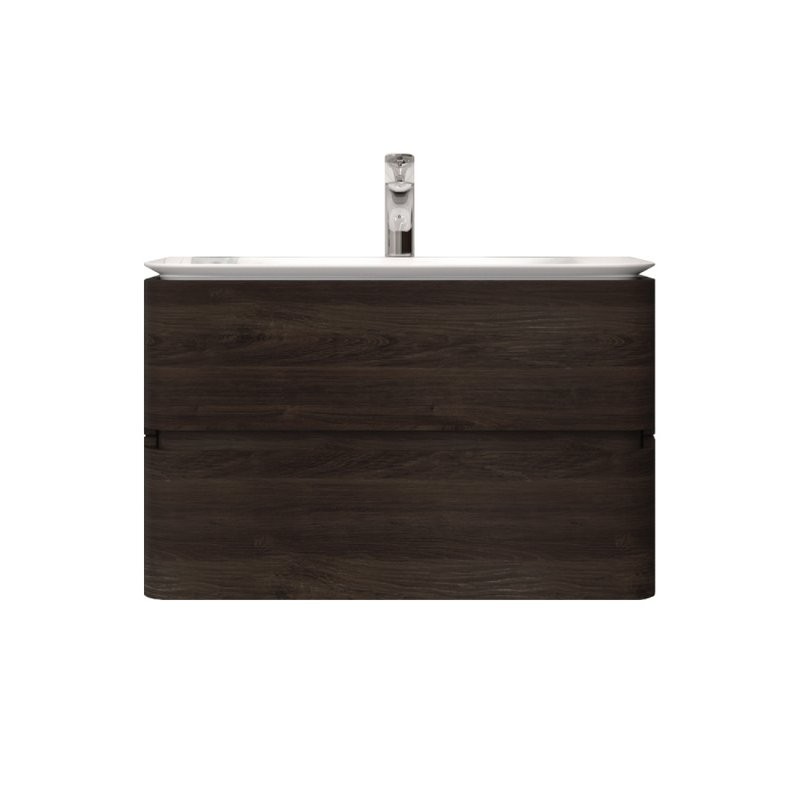 Тумба под раковину без столешницы AM.PM Sensation 80 подвесная, табачный дуб