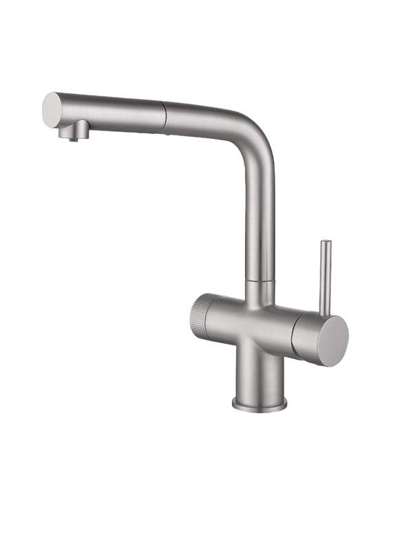 Смеситель для кухни Emar Steel ЕС - 7026 Satin